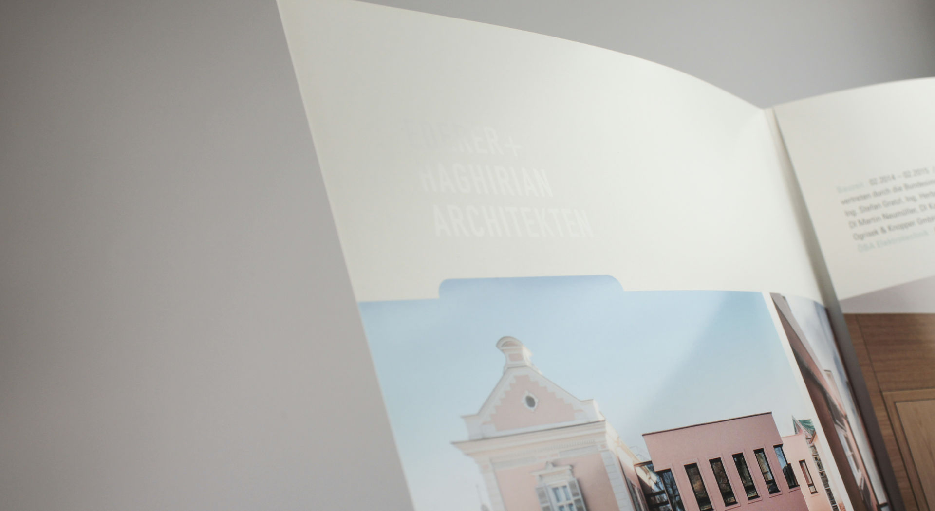Ederer + Haghirian, Folder, Architektur, Drip-off
