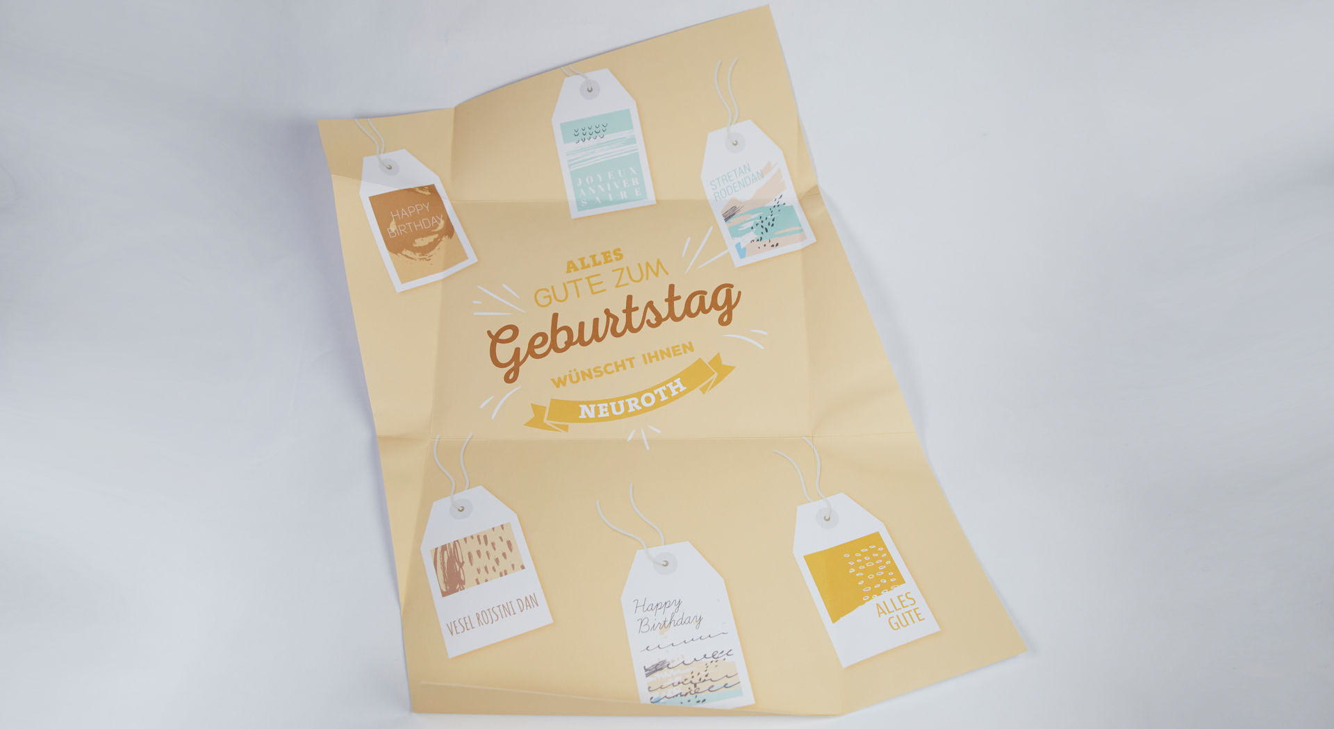 Direct Mailing, Faltposter, Neuroth, Medienfabrik